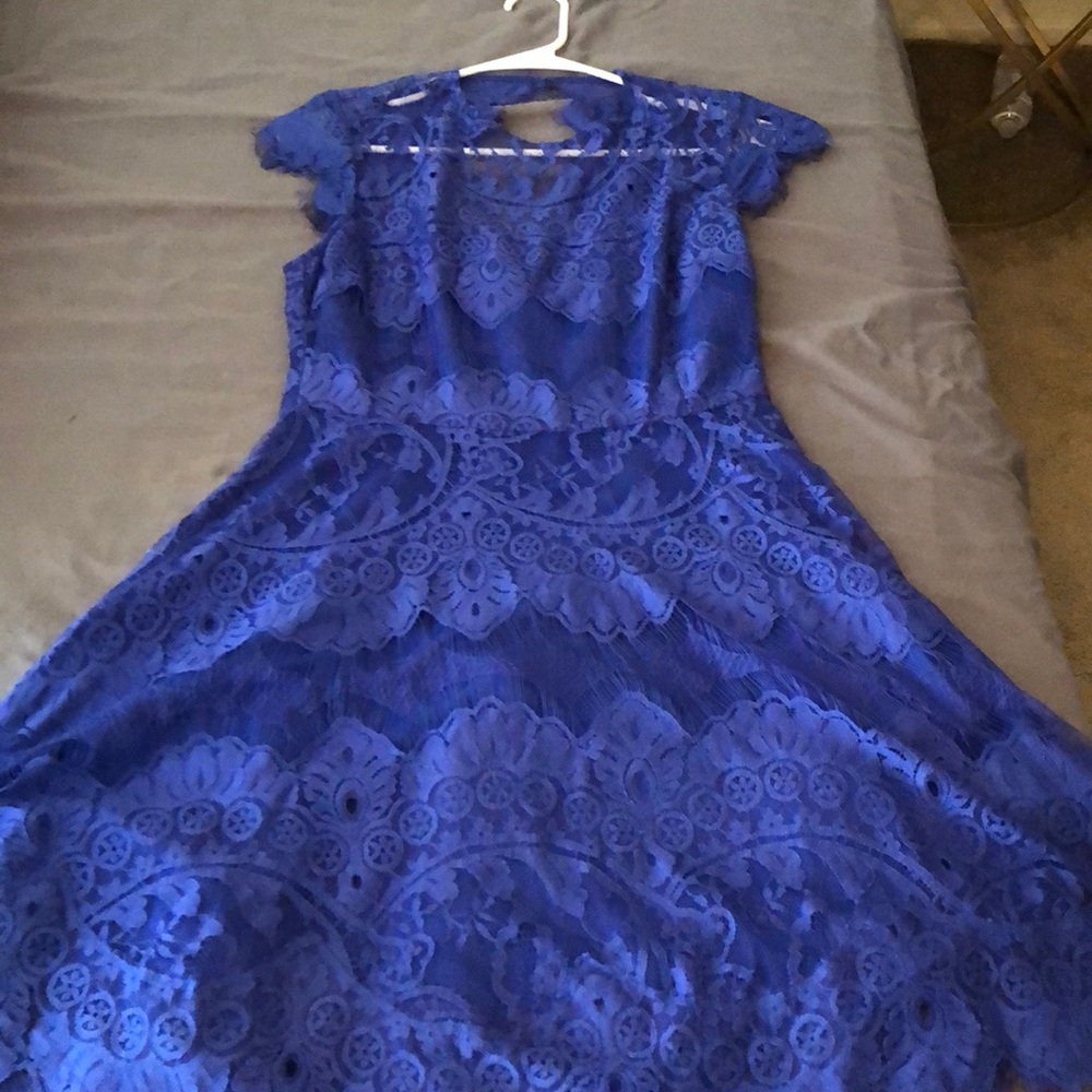 BB Dakota Royal Blue Lace Dress